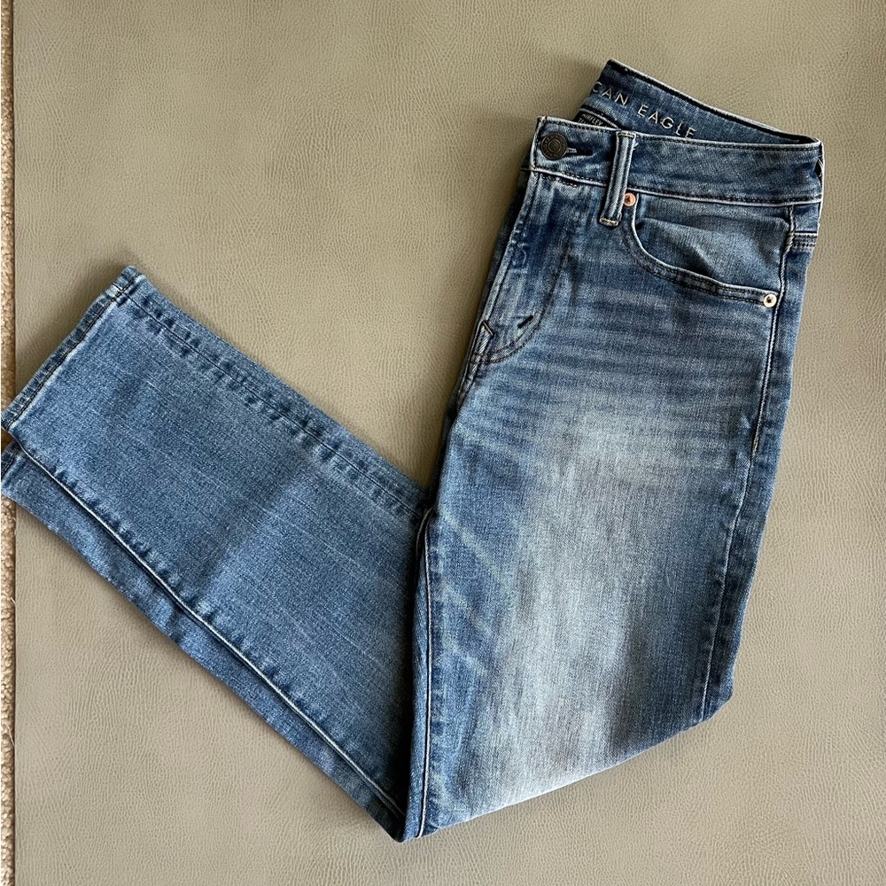 American Eagle Outfitters Men’s Athletic Fit Blue Jeans Size 28W 30L